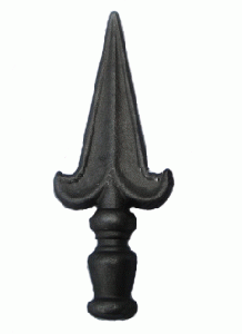 Low price wrought iron spear tip
