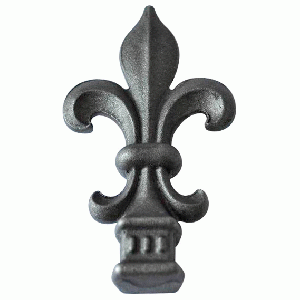 wrought iron fence parts