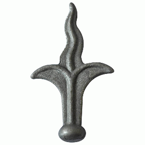 Elegant wrought iron spear 