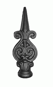 Wrought iron gun points 